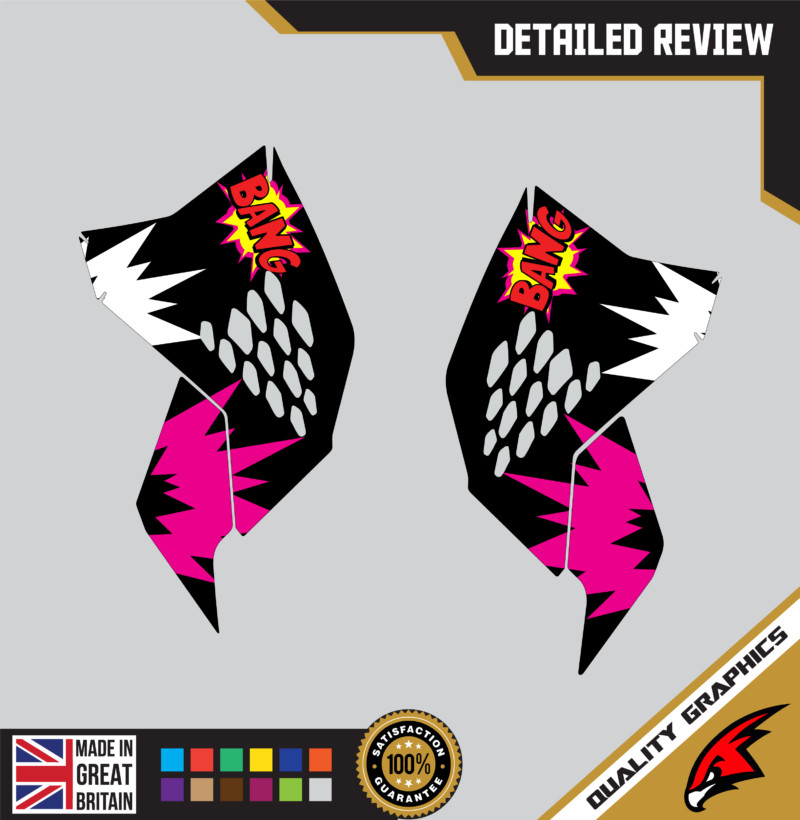 MX Graphics Kit For KTM  SX50 50SX 2009 &#8211; 2015  Blast Pink