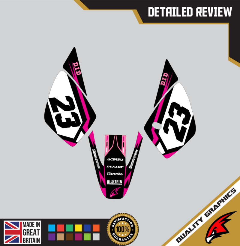 MX Graphics Kit For KTM  SX50 50SX 2002 &#8211; 2008  Flitch Pink