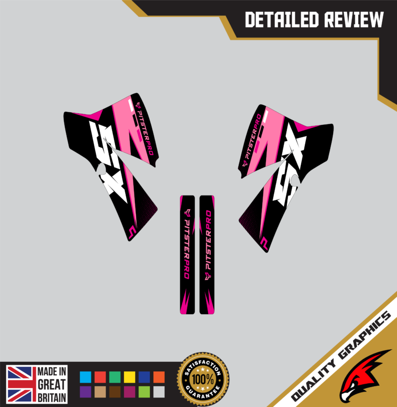 MX Graphics Kit For KTM  SX50 50SX 2002 &#8211; 2008  Flitch Pink