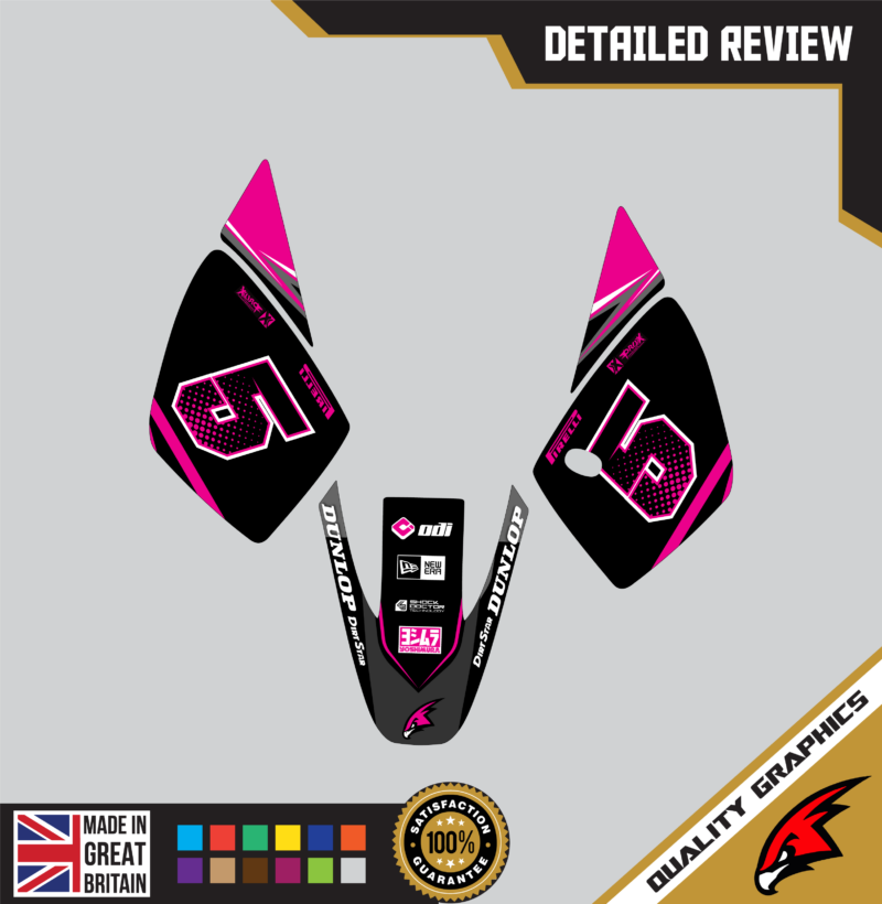 MX Graphics Kit For KTM  SX50 50SX 2002 &#8211; 2008  Stear Pink