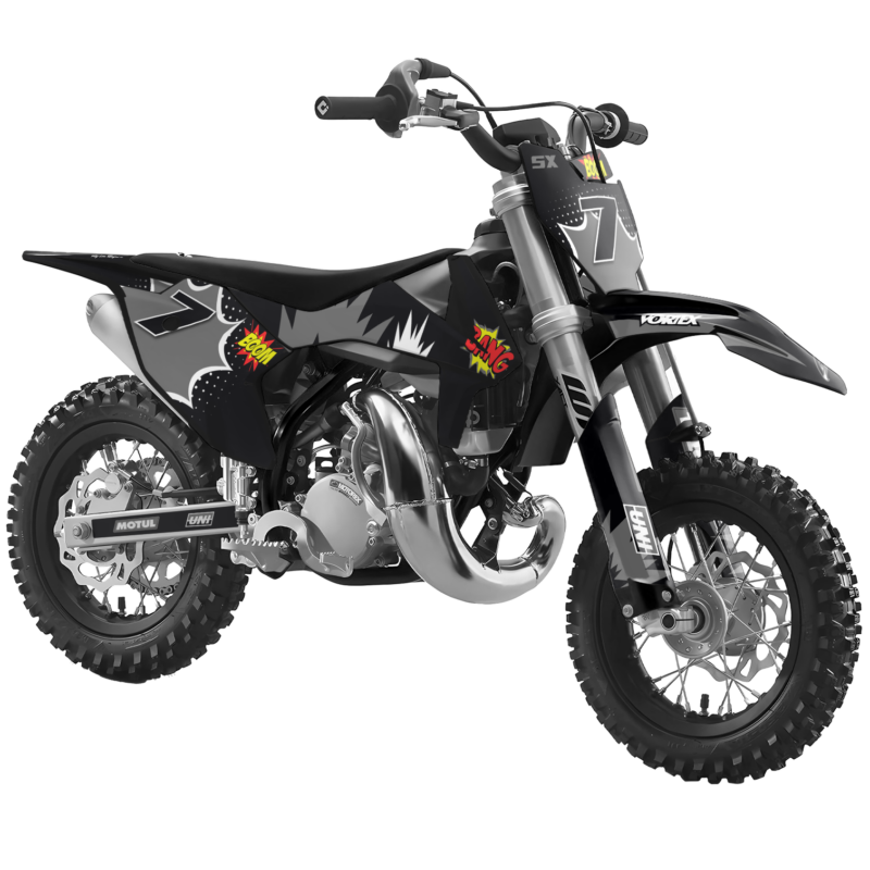 MX Graphics Kit For KTM  SX50 50SX 2009 &#8211; 2015  Blast Grey