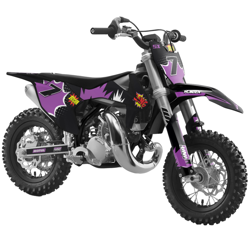 MX Graphics Kit For KTM  SX50 50SX 2009 &#8211; 2015  Blast Purple