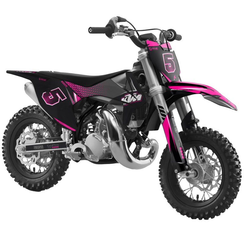 MX Graphics Kit For KTM  SX50 50SX 2002 &#8211; 2008  Stear Pink