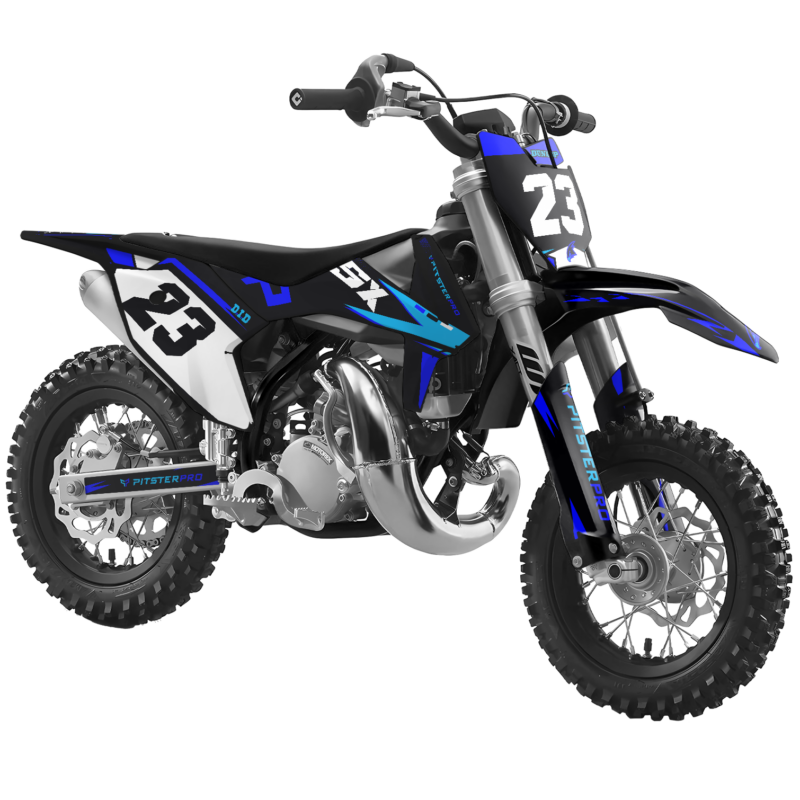 MX Graphics Kit For KTM  SX50 50SX 2002 &#8211; 2008  Flitch Blu