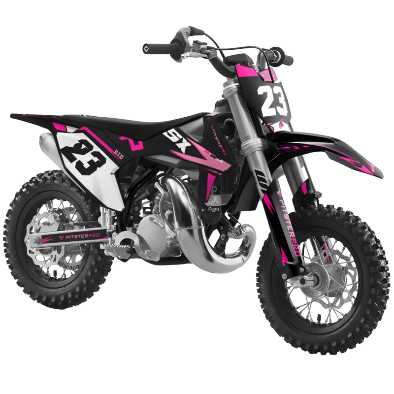 MX Graphics Kit For KTM  SX50 50SX 2002 &#8211; 2008  Flitch Pink