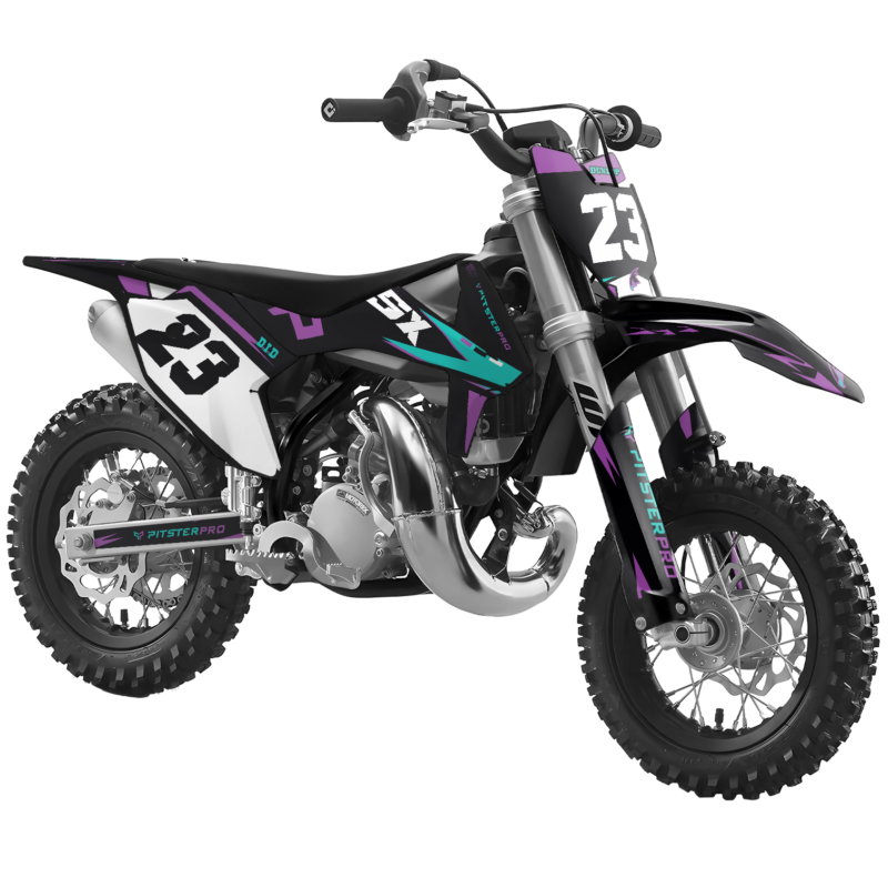 MX Graphics Kit For KTM  SX50 50SX 1998 &#8211; 2001  Flitch Purp