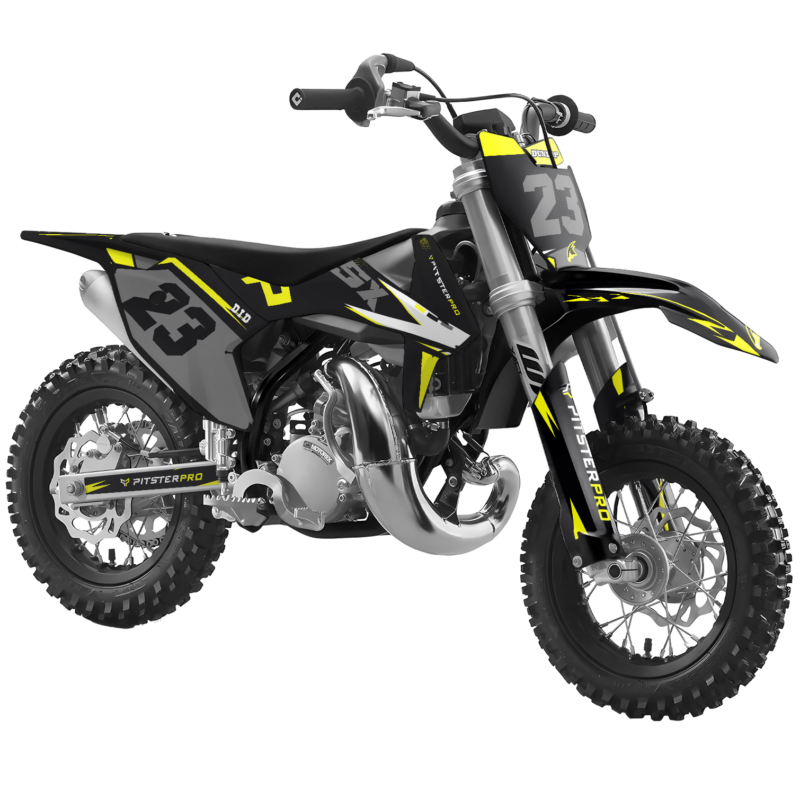 MX Graphics Kit For KTM  SX50 50SX 2016 &#8211; 2023  Flitch Yellow