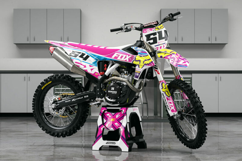 Wicked MX Graphics Kit: Fits  SX SXF EXC 65 85 125 150 250 300 350 450  &#8211; Pink Fox