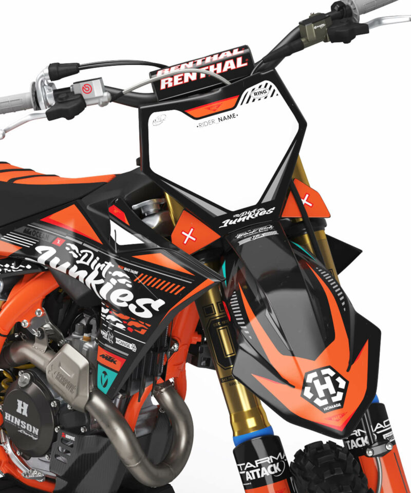 Wicked MX Graphics Kit: Fits  SX SXF EXC 65 85 125 150 250 300 350 450  &#8211; Wild