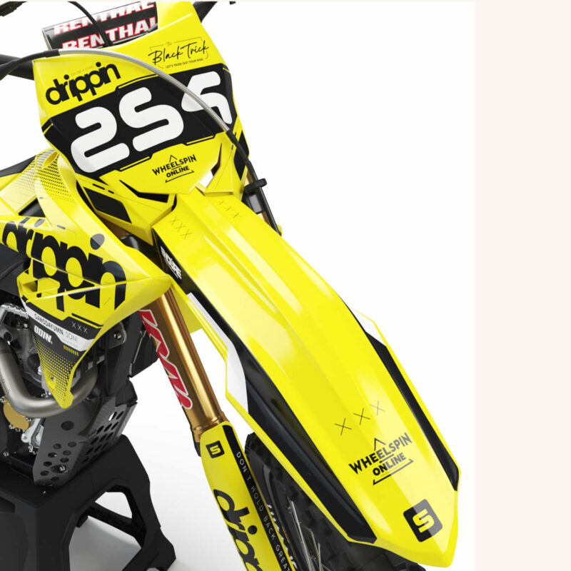 Wicked Mx Graphics Kit Fits Suzuki RM RMZ DRZ RM 65 80 85 100 110 125 150 250 300 350 400 450 (For: Suzuki) Hornet