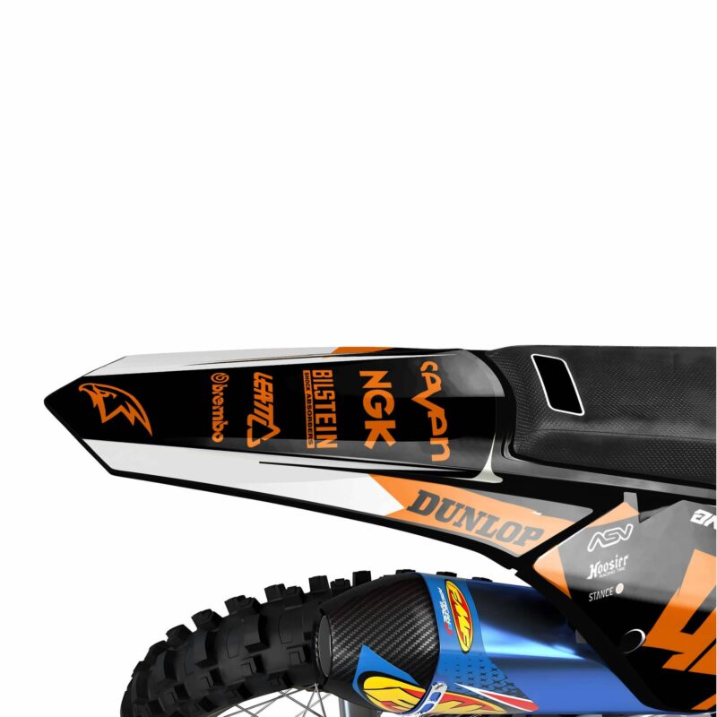 Wicked MX Graphics Kit: Fits  SX SXF EXC 85 125 150 250 300 350 450  Athena Orange