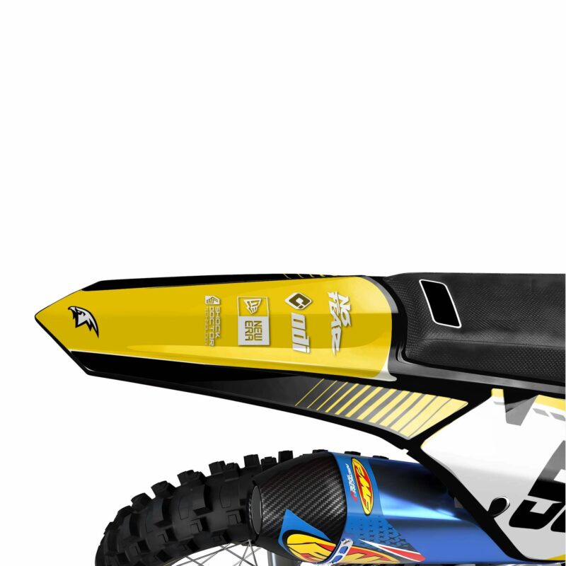 Wicked MX Graphics Kit: Fits  SX SXF EXC 85 125 150 250 300 350 450  Brute Yellow