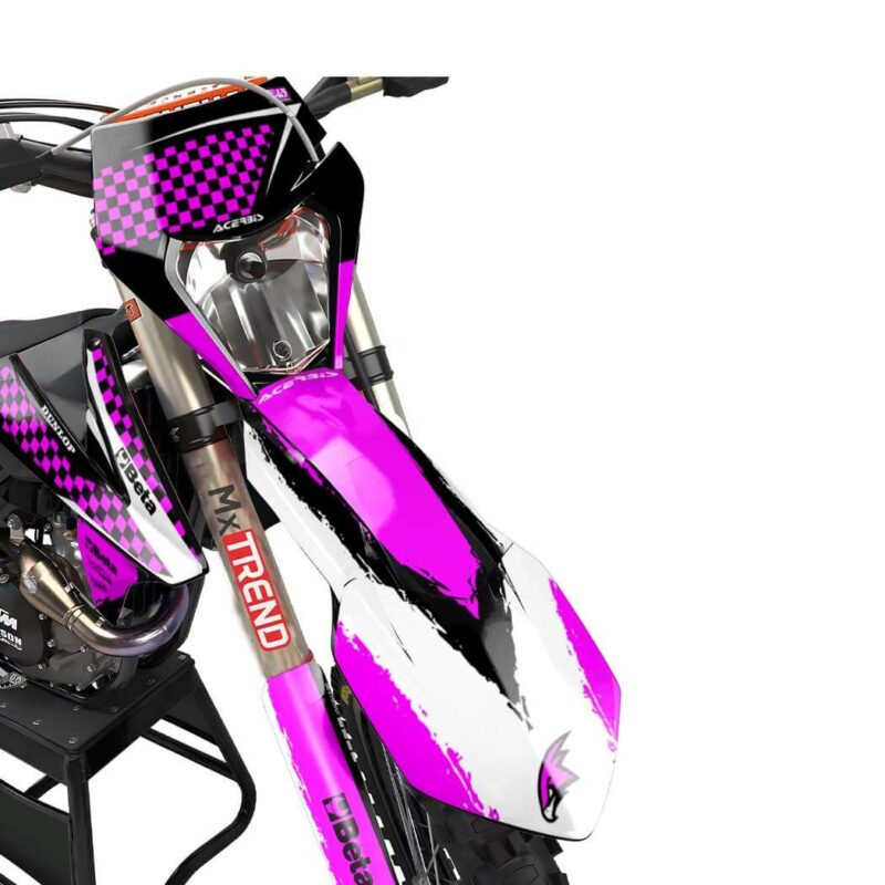 Wicked MX Graphics Kit: Fits  SX SXF EXC 65 85 125 150 250 300 350 450  &#8211; Lock Purple