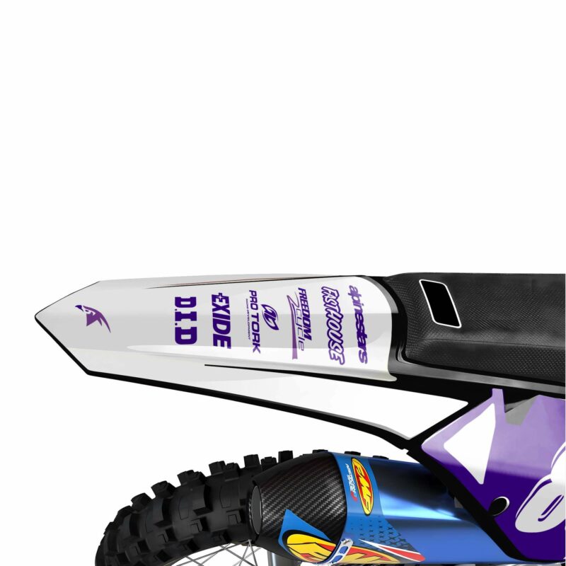 Wicked MX Graphics Kit: Fits  SX SXF EXC 85 125 150 250 300 350 450  Cool Purple