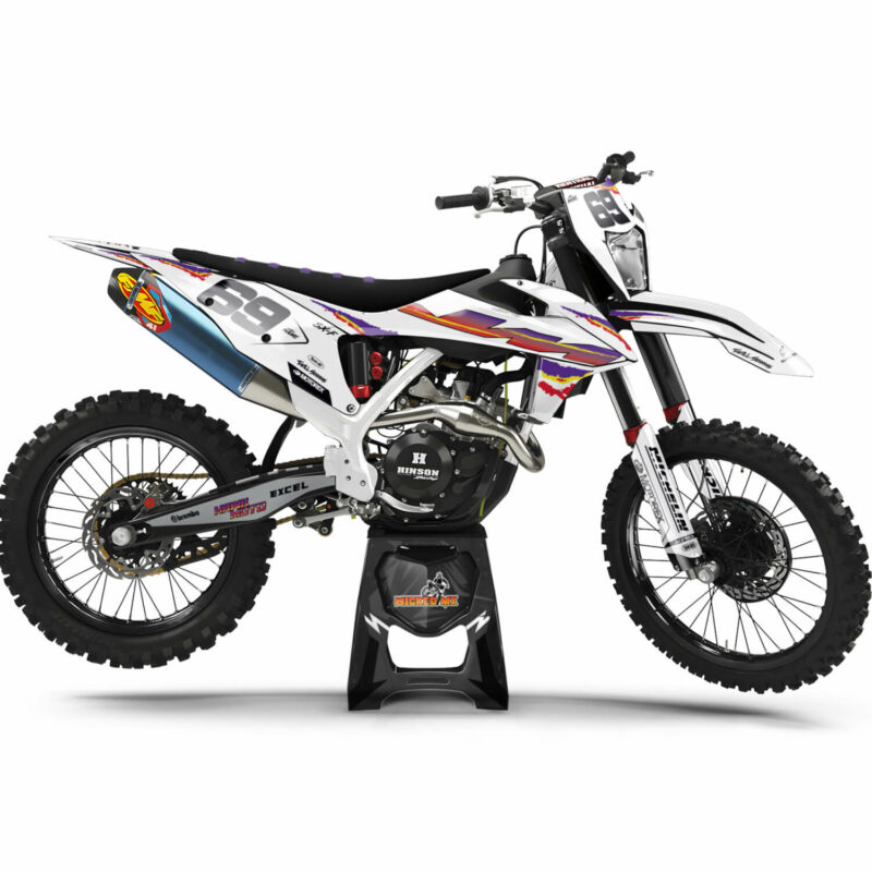 Wicked MX Graphics Kit: Fits  SX SXF EXC 85 125 150 250 300 350 450 Rewind