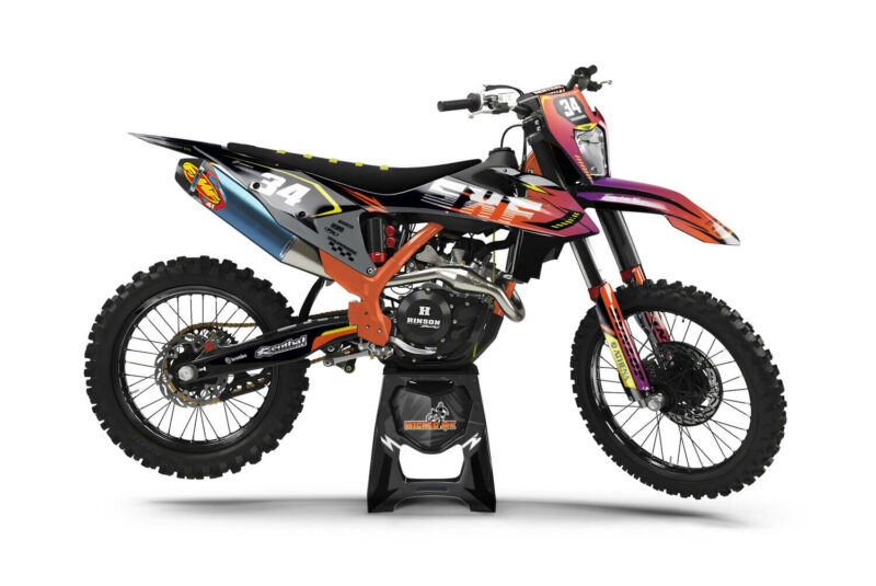 MX Motocross Graphics Kit Wicked MX Graphics Kit: Fits  All Models All Years SunStrike