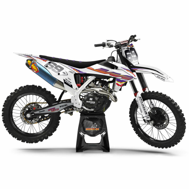 Wicked MX Graphics Kit: Fits  SX SXF EXC 85 125 150 250 300 350 450 Rewind