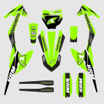 Hawkmoto Pit Bike Graphics: KRM - Apple