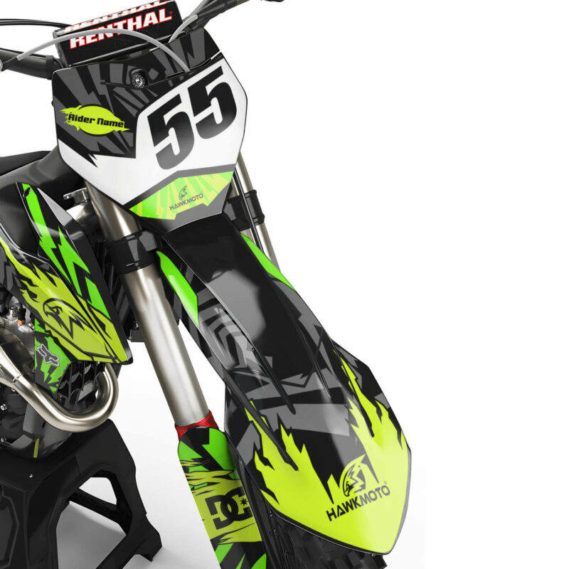 Wicked MX Graphics Kit: Fits  SX SXF EXC 85 125 150 250 300 350 450  &#8211; Fist Strike