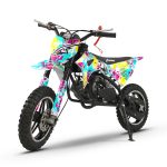 Hawkmoto 49cc Mini Bike Mayhem V2 Graphics Kit - Graffiti White