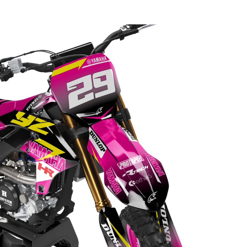 Graphics Kit To Fit Yamaha PW YZ YZF WR WRF TTR 125 250 50 65 85 110 450 426 Restyle (For: Yamaha) &#8211; Gongju Pink