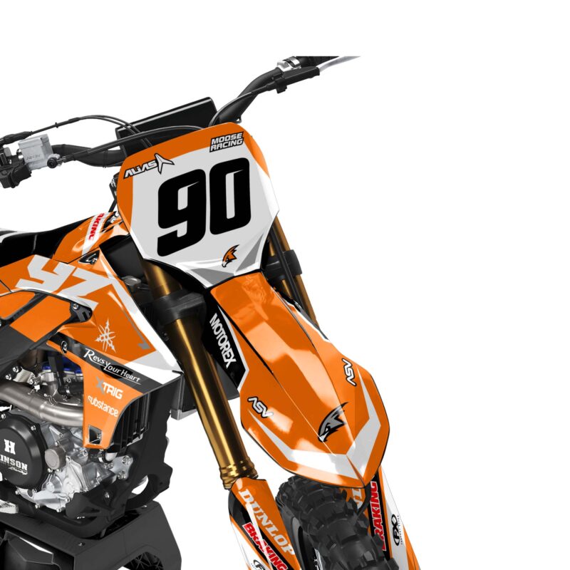 Graphics Kit To Fit Yamaha PW YZ YZF WR WRF TTR 125 250 50 65 85 110 450 426 Restyle (For: Yamaha) &#8211; Hania Orange