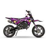 Hawkmoto 49cc Mini Bike Mayhem V2 Graphics Kit - Pink Star