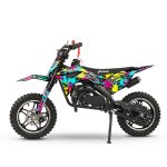 Hawkmoto 49cc Mini Bike Mayhem V2 Graphics Kit - Graffiti Black