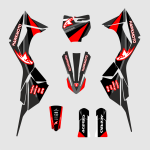 Hawkmoto 49cc Mini Bike Mayhem V2 Graphics Kit - Gotham