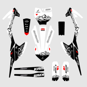 Hawkmoto Pit Bike Graphics: KRM - Fuji