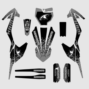 Hawkmoto Pit Bike Graphics: KRM - Husk